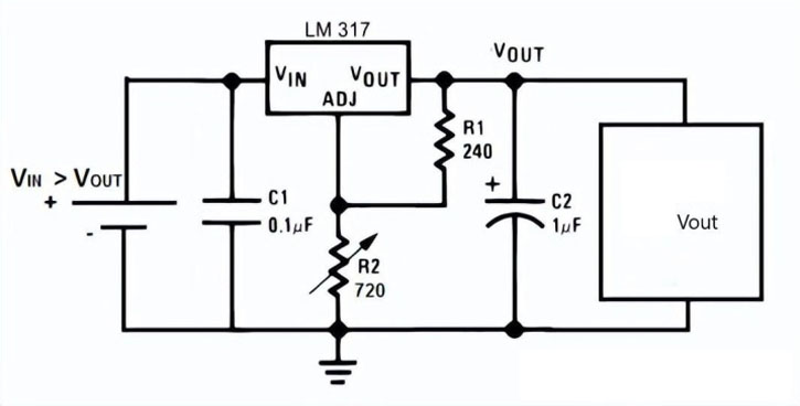 What Is Lm317 Voltage Regulator Pinout Cad Model Circuit Examples And Applications 0076