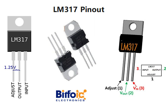 What is LM317 Voltage Regulator: Pinout, CAD model, Circuit Examples ...